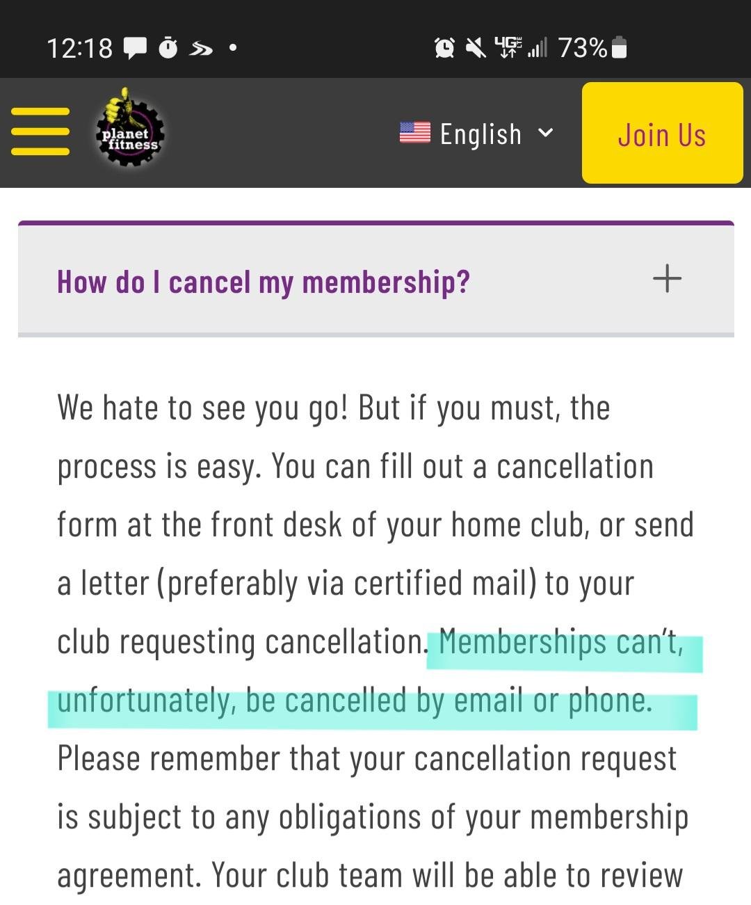 How to Cancel Planet Fitness